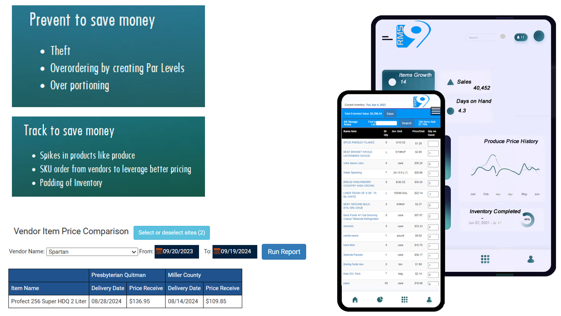 9 RMS Inventory and Digital Receiving Application